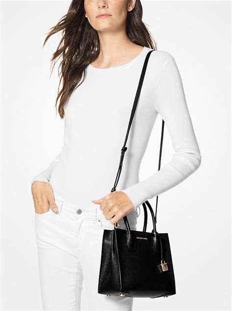 michael kors pebbled crossbody bag|michael kors mercer small.